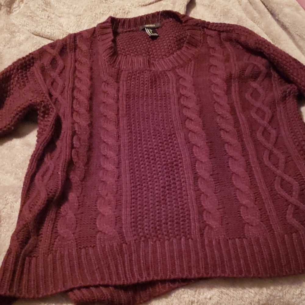 Cranberry sweater